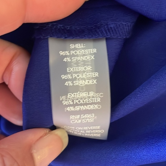 Calvin Klein vibrant blue sheath dress sz 4 - Picture 8 of 8